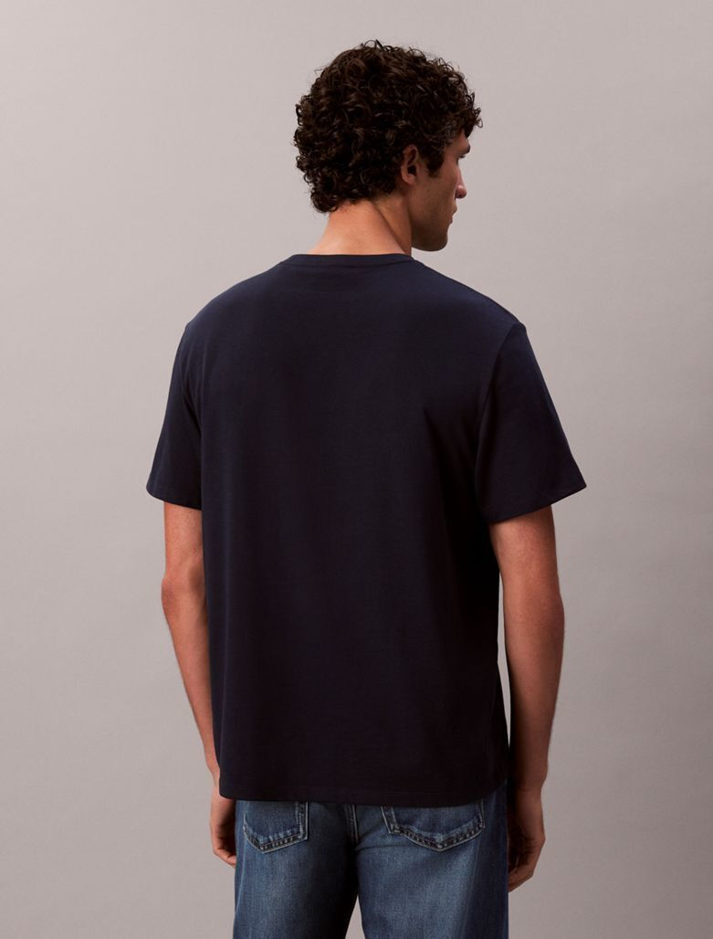 Ανδρικό Hero Monologo T-shirt Navy Μπλε Calvin Klein LV04RB862G-CEF