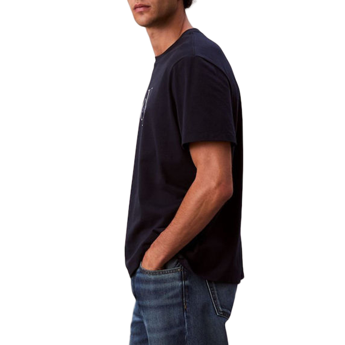 Ανδρικό Hero Monologo T-shirt Navy Μπλε Calvin Klein LV04RB862G-CEF