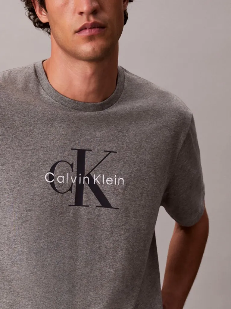 Ανδρικό Hero Monologo T-shirt Γκρι Calvin Klein LV04RB862G-P7E