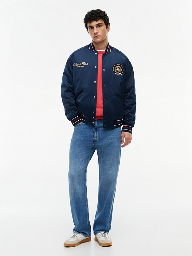 Ανδρικό Souvenir Bomber Μπουφάν Navy Μπλε Tommy Jeans DM0DM23220-C1G