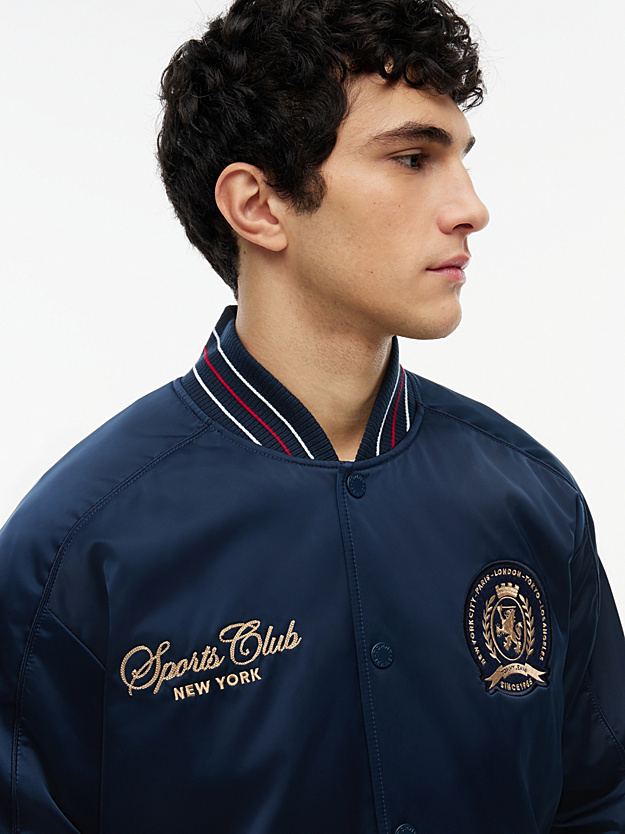 Ανδρικό Souvenir Bomber Μπουφάν Navy Μπλε Tommy Jeans DM0DM23220-C1G