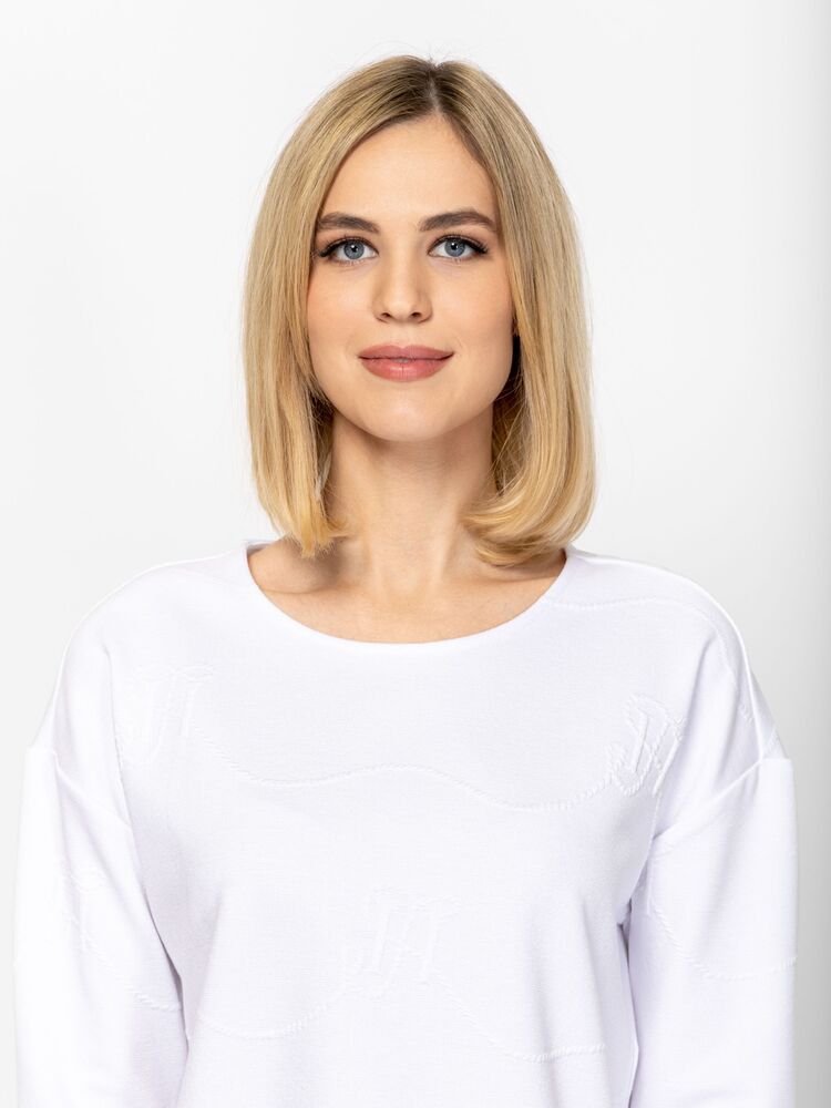 Γυναικείο Dulbia Φούτερ Λευκό Heavy Tools T02031-WHITE