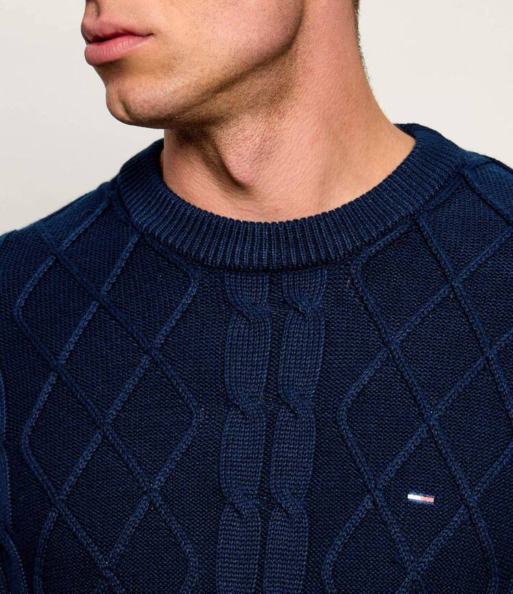 Ανδρικό Πουλόβερ Navy Μπλε Tommy Jeans DM0DM23405-C1G