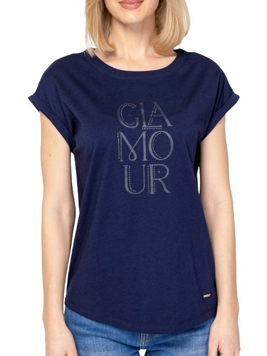 Γυναικείο Malenas26 T-shirt Navy Μπλε Heavy Tools T17104-NAVY