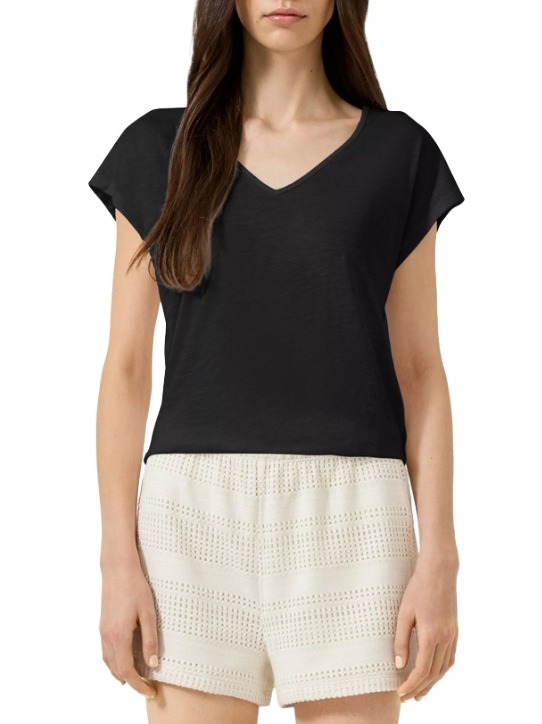 Γυναικείο T-shirt Μαύρο S.Oliver 2180385-9999