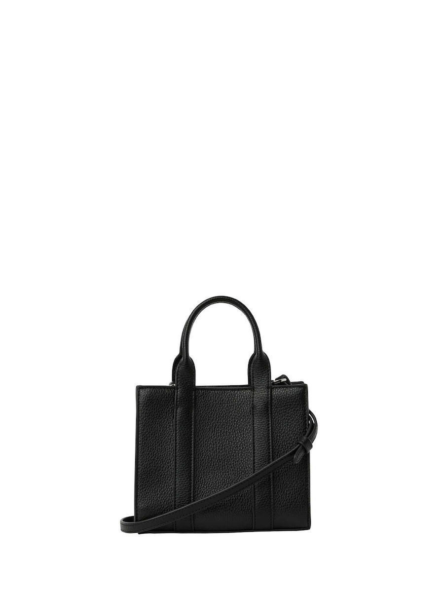 Γυναικεία K/Rsg Mini Tote Τσάντα Μαύρη Karl Lagerfeld B1W30042-101 White/Black