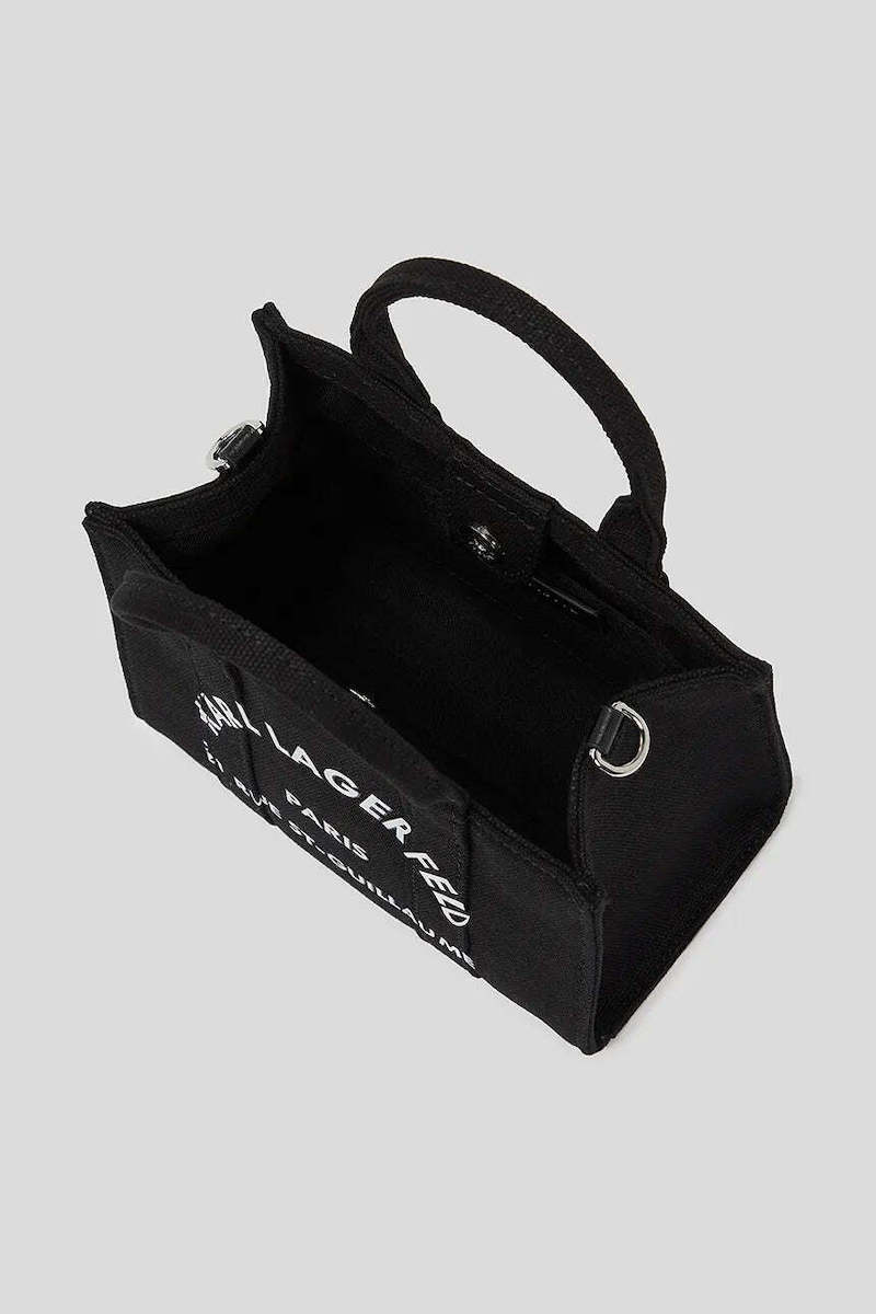 Γυναικεία K/Rsg Mini Tote Τσάντα Μαύρη Karl Lagerfeld A3W50118-999 Black