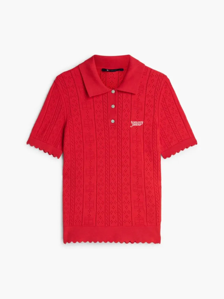 Γυναικείο Polo Κόκκινο Tommy Jeans DW0DW22932-XK9