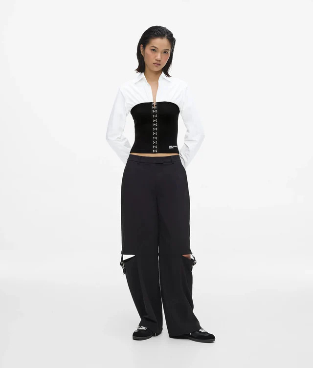 Γυναικείο Πουκάμισο Karl Lagerfeld Jeans B3W11002-101 White/Black