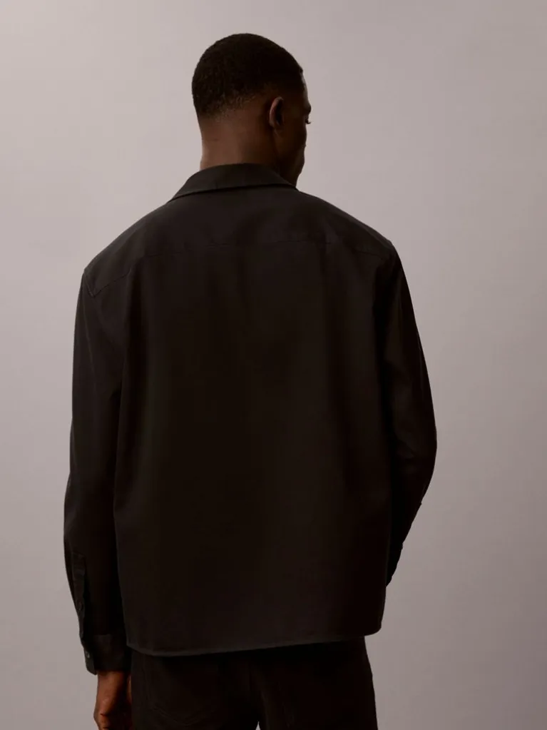 Ανδρικό Overshirt Μαύρο Calvin Klein LV04RG121G-UB1