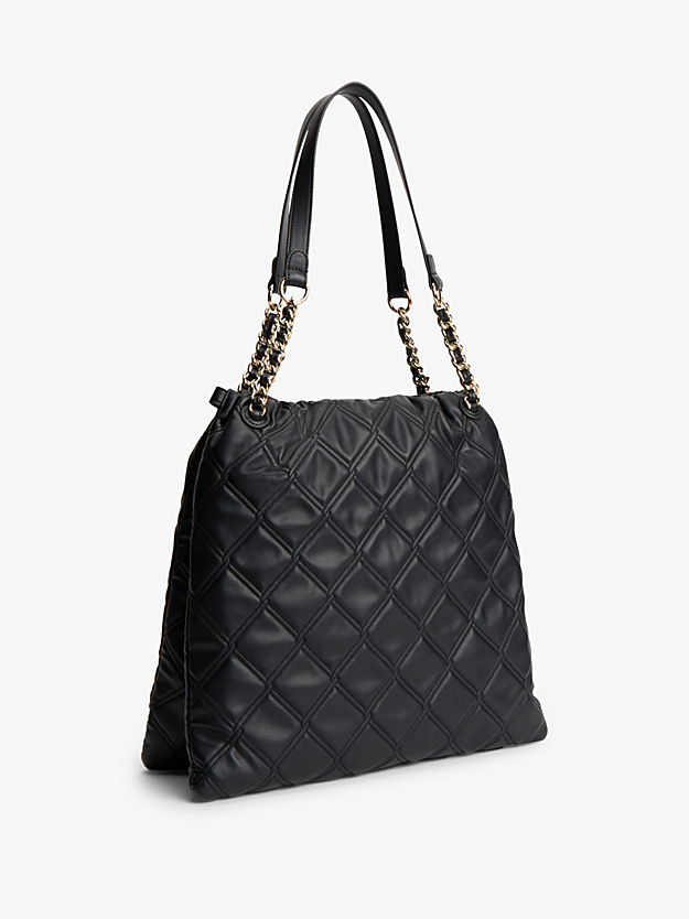 Γυναικεία TH Monogram tote Τσάντα Μαύρη Tommy Hilfiger AW0AW18719-BDS