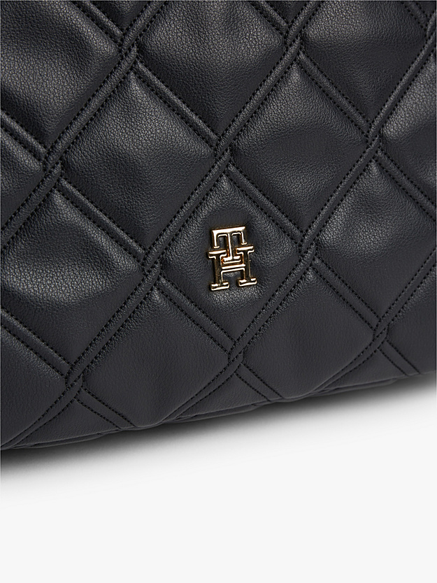 Γυναικεία TH Monogram tote Τσάντα Μαύρη Tommy Hilfiger AW0AW18719-BDS