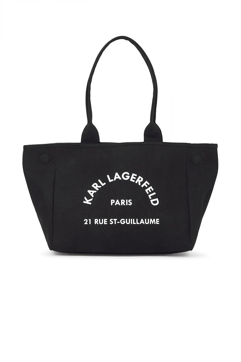 Γυναικεία Trapeze Tote Τσάντα Μαύρη Karl Lagerfeld B1W50010-999 Black