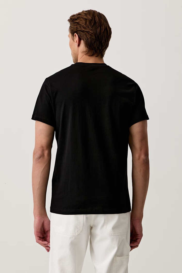 Ανδρικό T-shirt Μαύρο Karl Lagerfeld Jeans B3M17001-999 Black