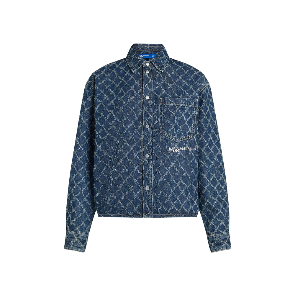 Γυναικείο Τζιν Πουκάμισο Μπλε Karl Lagerfeld Jeans B3W11008-A39 Argyle