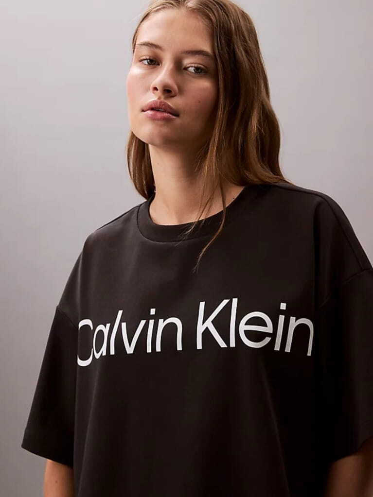 Γυναικείο T-shirt Μαύρο Calvin Klein LV047G839G-UB1