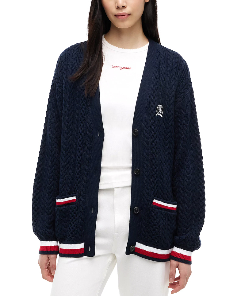 Γυναικεία Ζακέτα Navy Μπλε Tommy Jeans DW0DW22934-C1G
