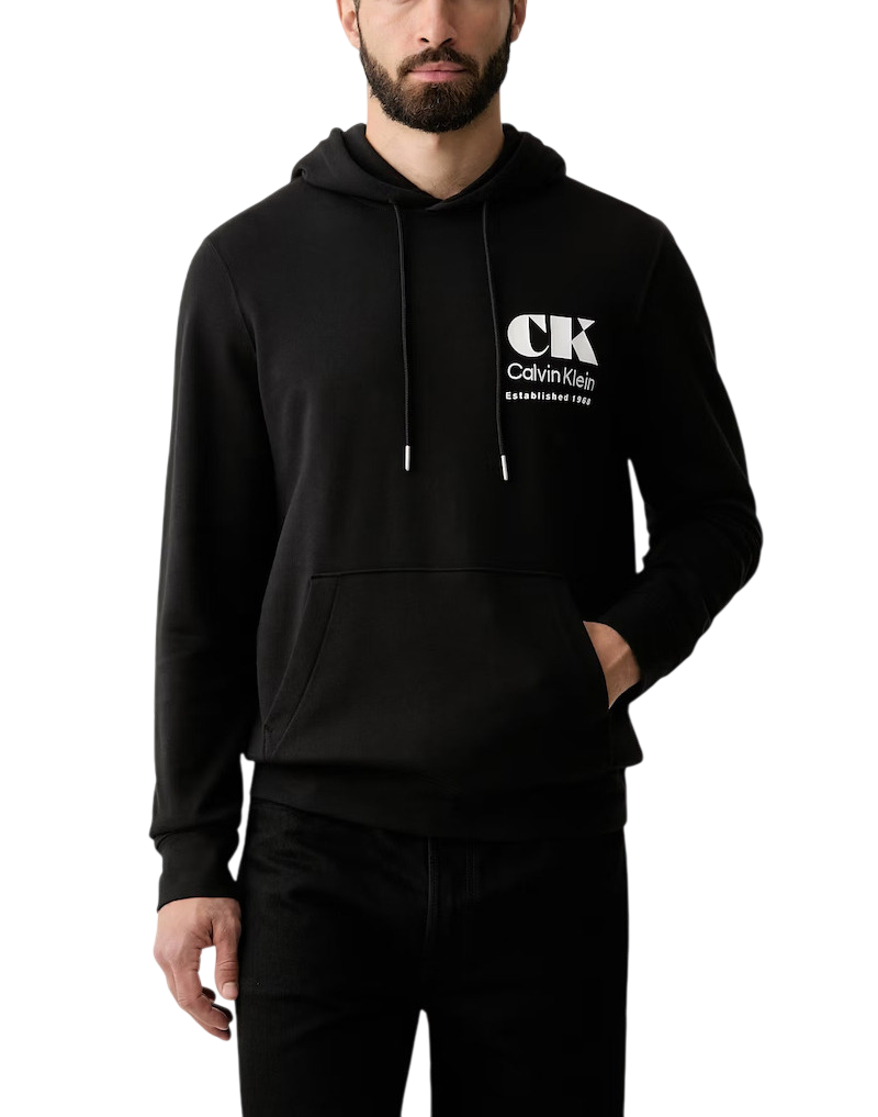 Ανδρικό Φούτερ Μαύρο Calvin Klein LV04RG273G-UB1