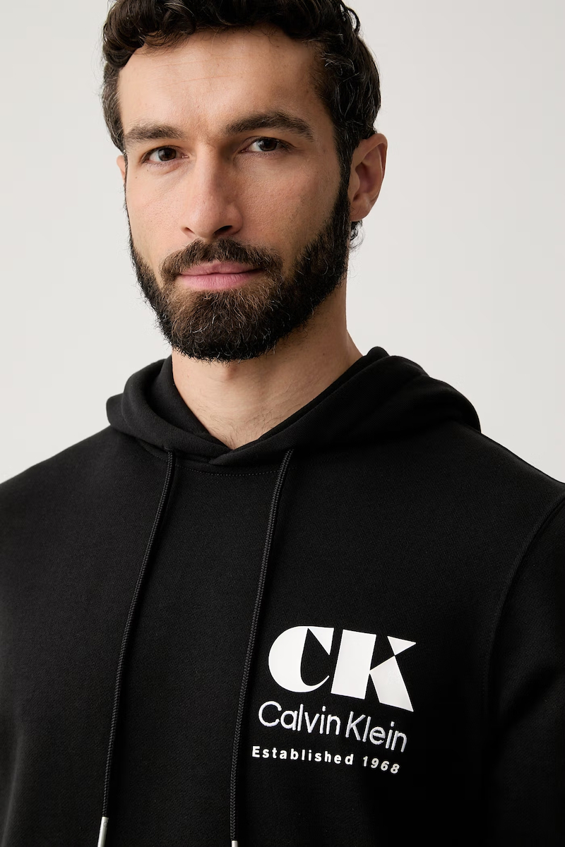 Ανδρικό Φούτερ Μαύρο Calvin Klein LV04RG273G-UB1