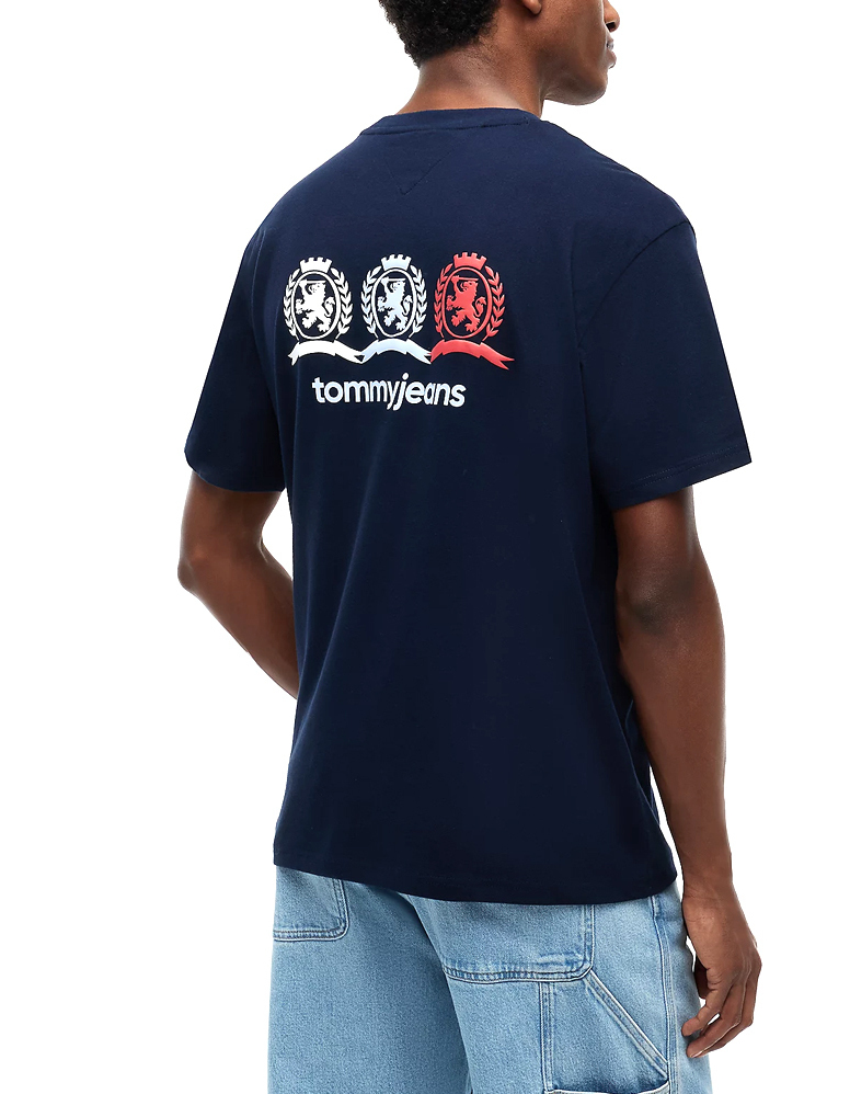 Ανδρικό T-shirt Navy Μπλε Tommy Jeans DM0DM23172-C1G