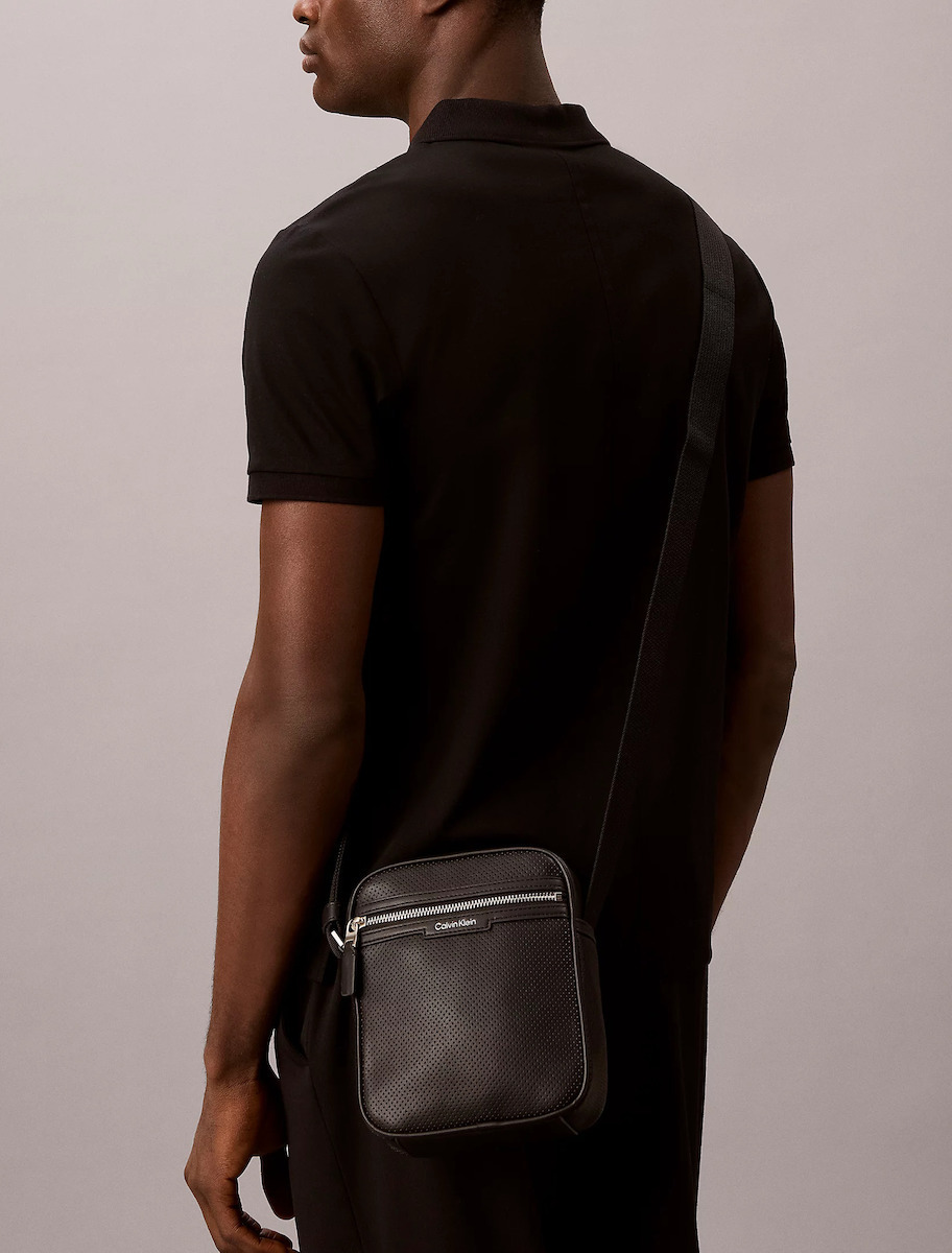 Ανδρικό Τσαντάκι Χιαστί Μαύρο Calvin Klein LV04D3390G-UB1