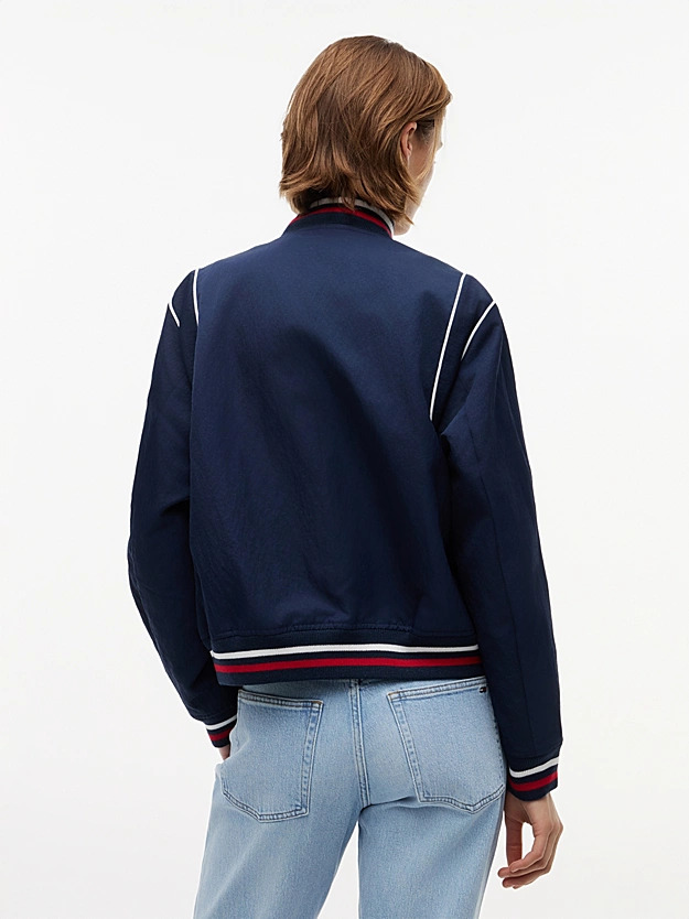 Γυναικείο Crest Varsity Μπουφάν Navy Μπλε Tommy Jeans DW0DW22919-C1G