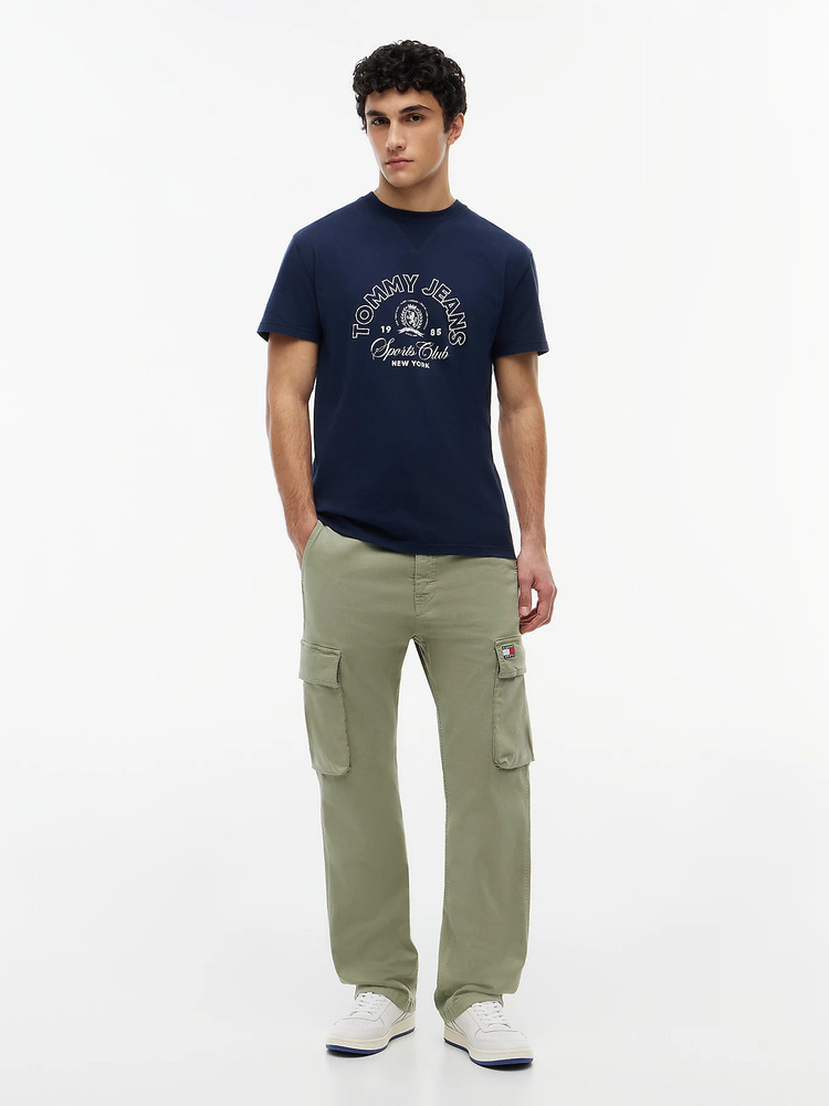 Ανδρικό T-shirt Navy Μπλε Tommy Jeans DM0DM23175-C1G