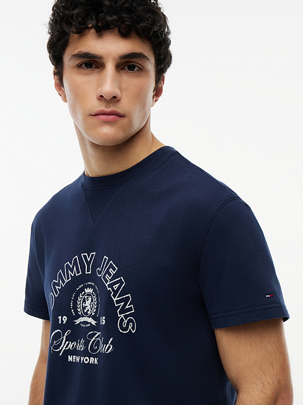 Ανδρικό T-shirt Navy Μπλε Tommy Jeans DM0DM23175-C1G
