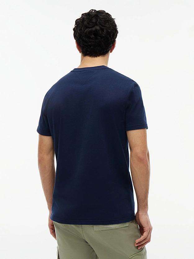 Ανδρικό T-shirt Navy Μπλε Tommy Jeans DM0DM23175-C1G