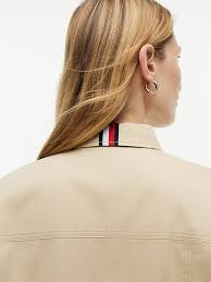 Γυναικείο Κοντομάνικο Φόρεμα Μπεζ Tommy Jeans DW0DW22848-AB9