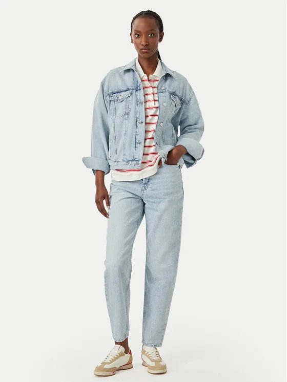Γυναικείο Mom Τζιν Γαλάζιο Tommy Jeans DW0DW23467-1AB