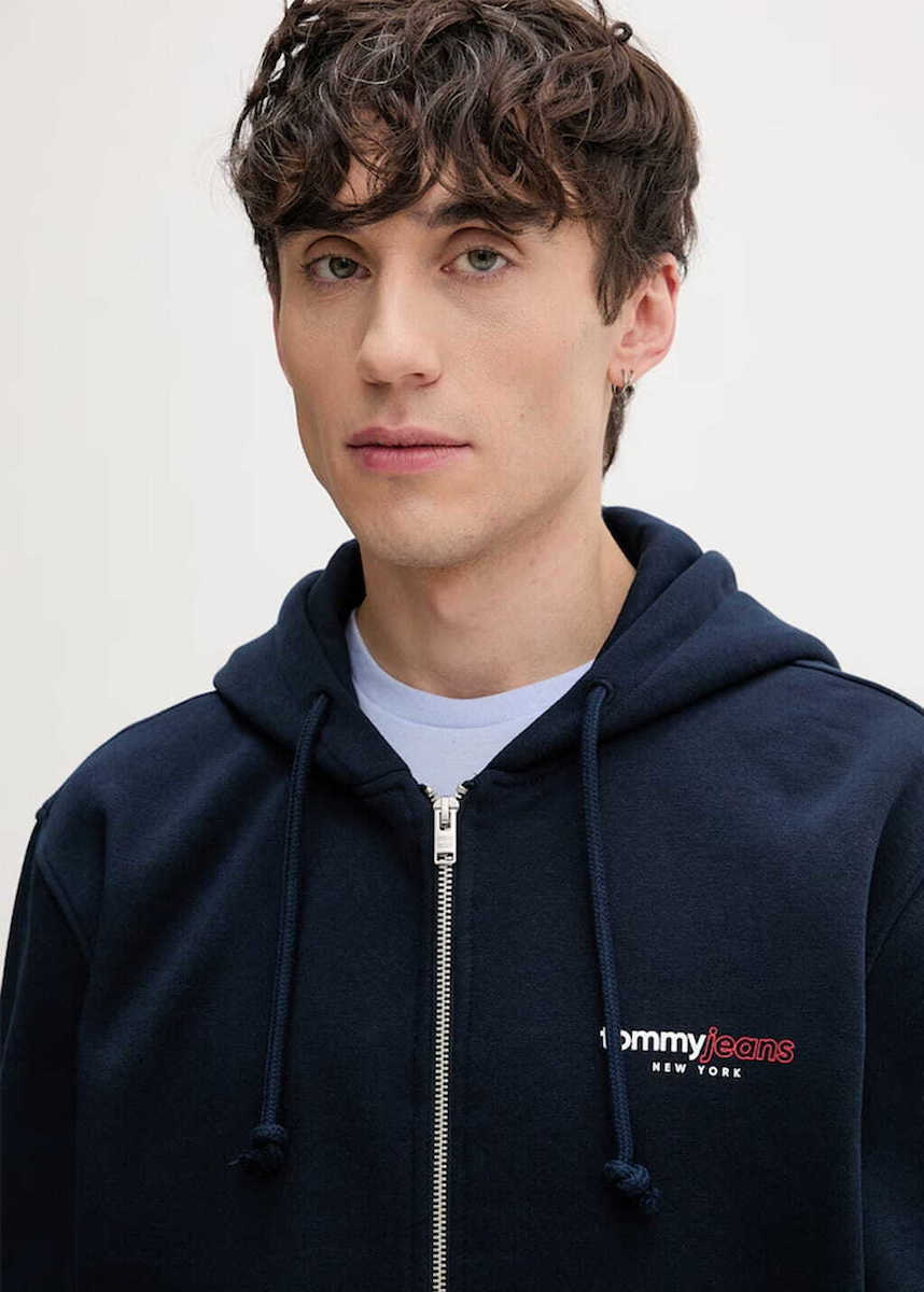 Ανδρική Ζακέτα Navy Μπλε Tommy Jeans DM0DM23404-C1G