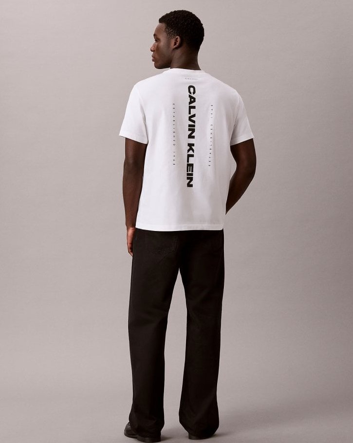 Ανδρικό T-shirt Λευκό Calvin Klein LV04RG834G-YAF