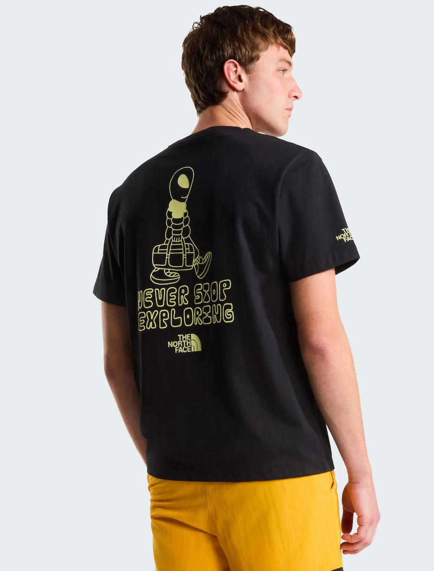 Ανδρικό Alien Relaxed T-shirt Μαύρο The North Face NF0A8G9G-JK31