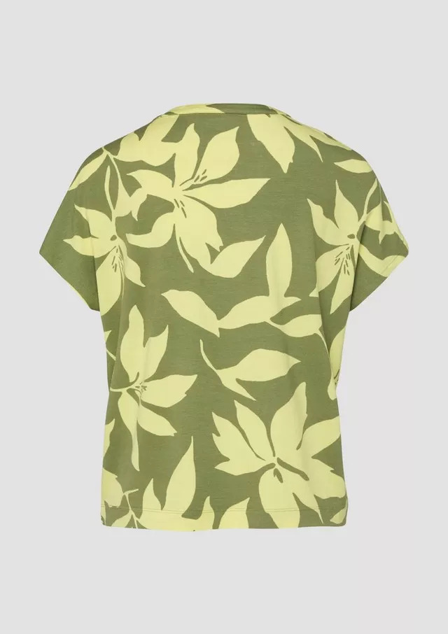 Γυναικείο T-shirt Πράσινο S.Oliver 2176251-79A2