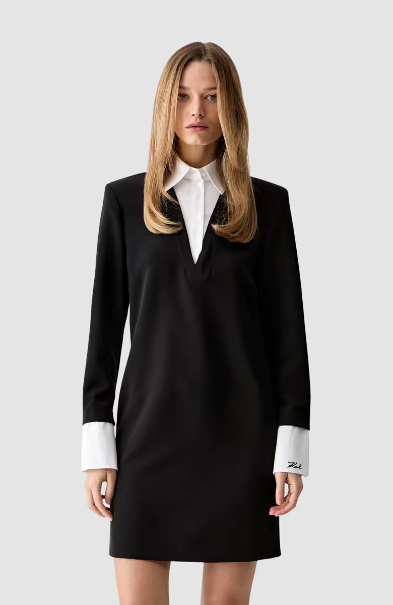 Γυναικείο Φόρεμα Μαύρο Karl Lagerfeld B3W13043-101