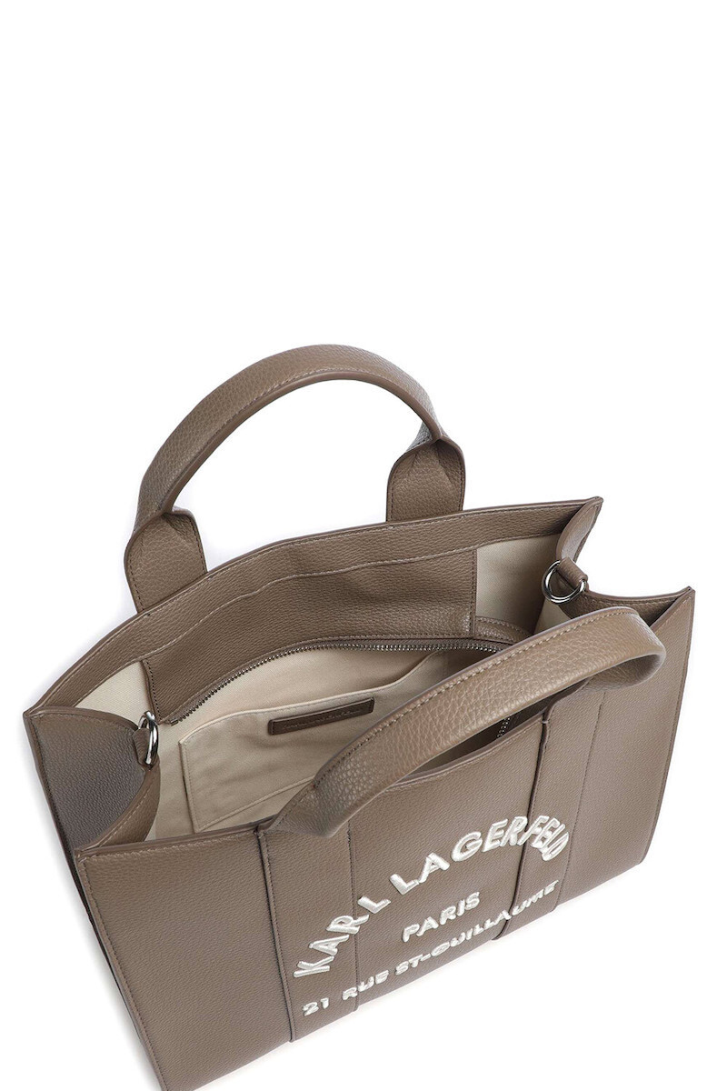 Γυναικεία K/Rsg Tote Τσάντα Καφέ Karl Lagerfeld B1W30041-2PR Taupe