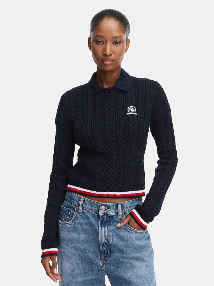 Γυναικείο Πουλόβερ Navy Μπλε Tommy Jeans DW0DW22933-C1G