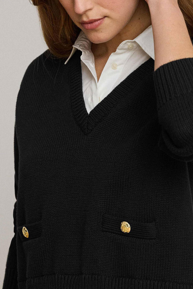Γυναικείο Πουλόβερ Μαύρο Ralph Lauren 200B24254001-Black