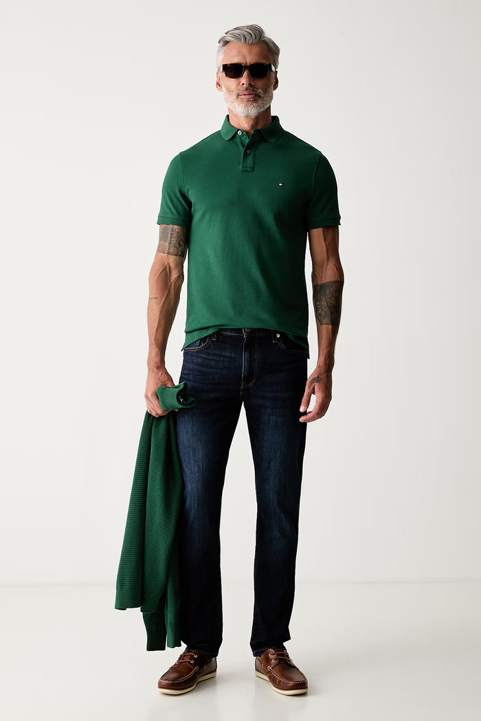 Ανδρικό Slim Straight Τζιν Navy Μπλε Tommy Hilfiger MW0MW43162-1BN