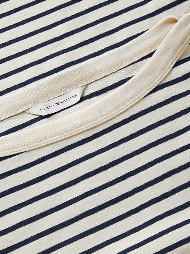 Γυναικείο T-shirt Εκρού Tommy Hilfiger WW0WW50942-0AD