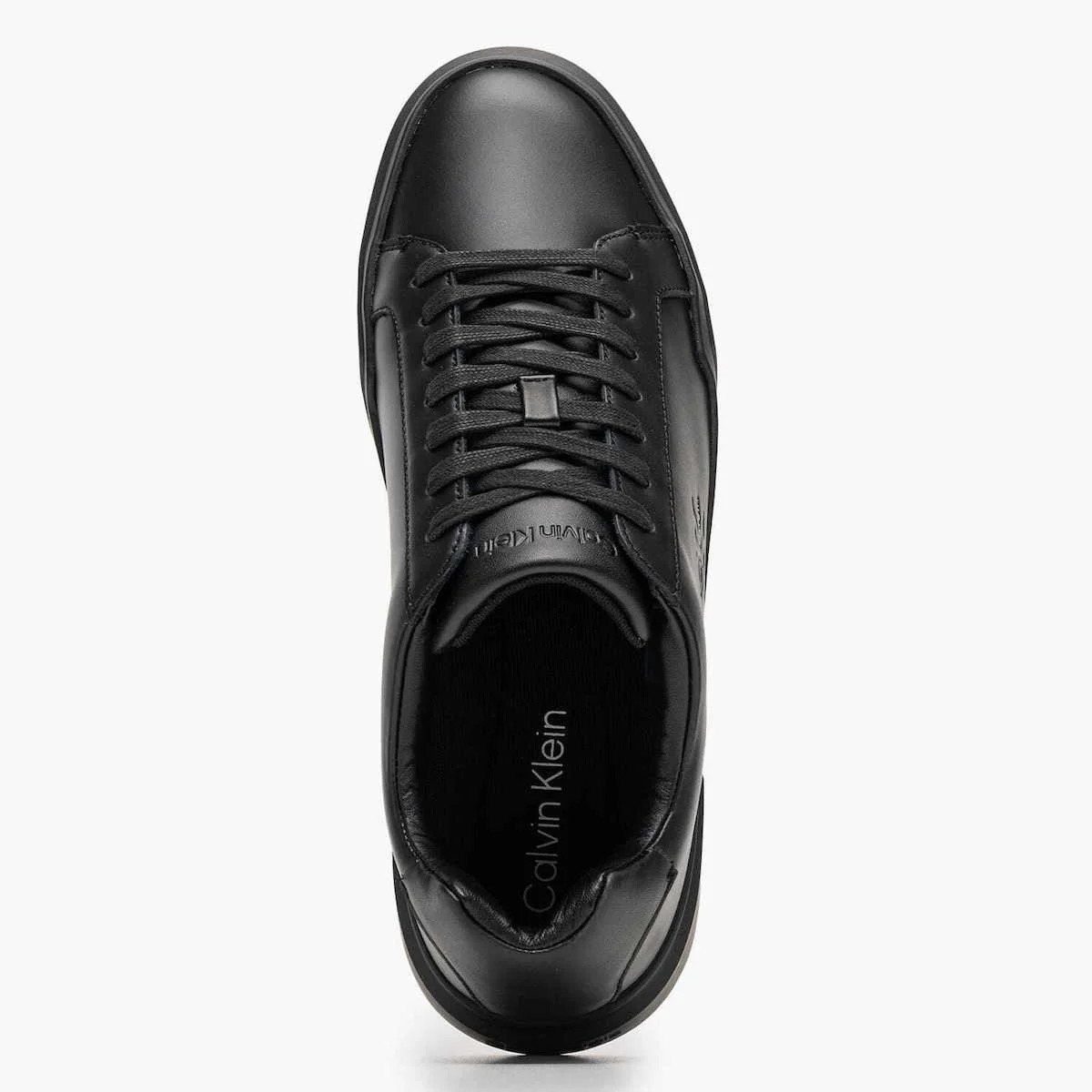 Ανδρικά Δερμάτινα Sneakers Μαύρα Calvin Klein YM0YM01344-0GJ