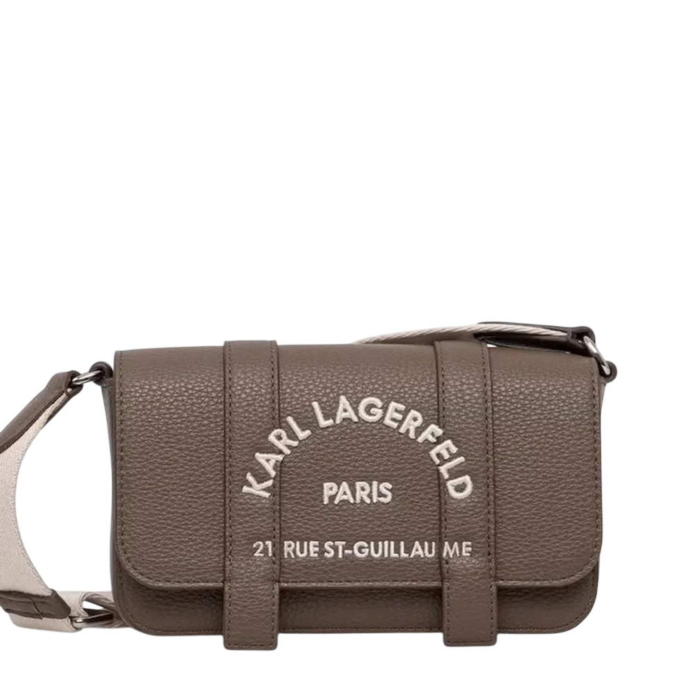 Γυναικεία K/Rsg Mini Flap Τσάντα Χιαστί Καφέ Karl Lagerfeld B3W30342-2PR