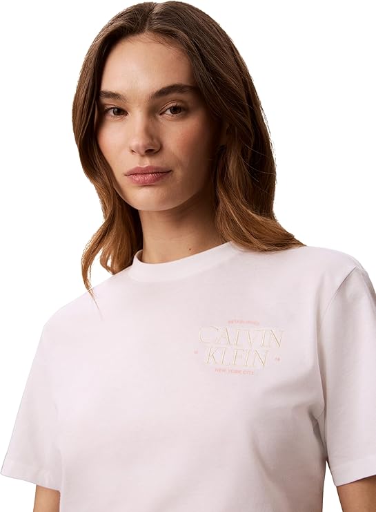Γυναικείο T-shirt Λευκό Calvin Klein LV047G836G-YAF