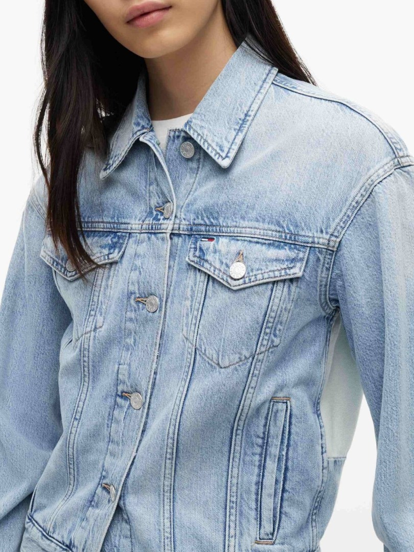 Γυναικείο Τζιν Μπουφάν Μπλε Tommy Jeans DW0DW23471-1AB