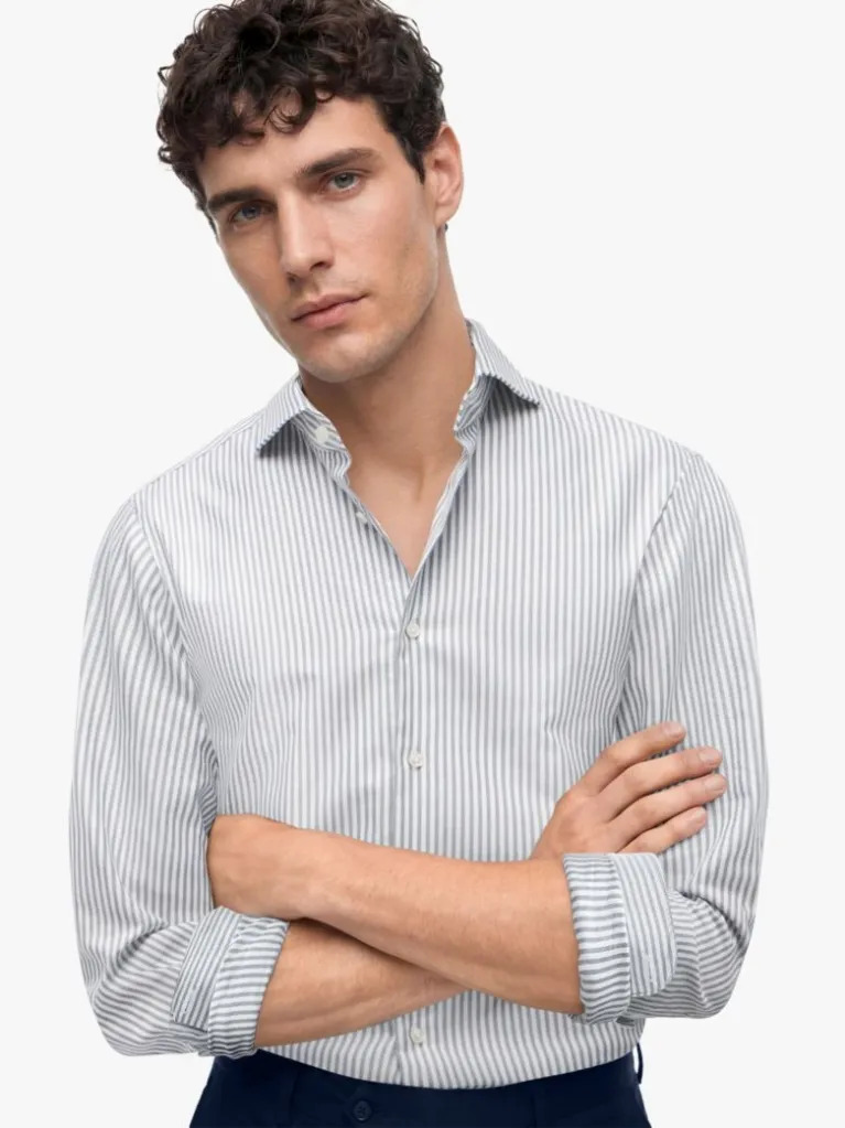 Ανδρικό Ριγέ Πουκάμισο Tommy Hilfiger MW0MW39753-DCC