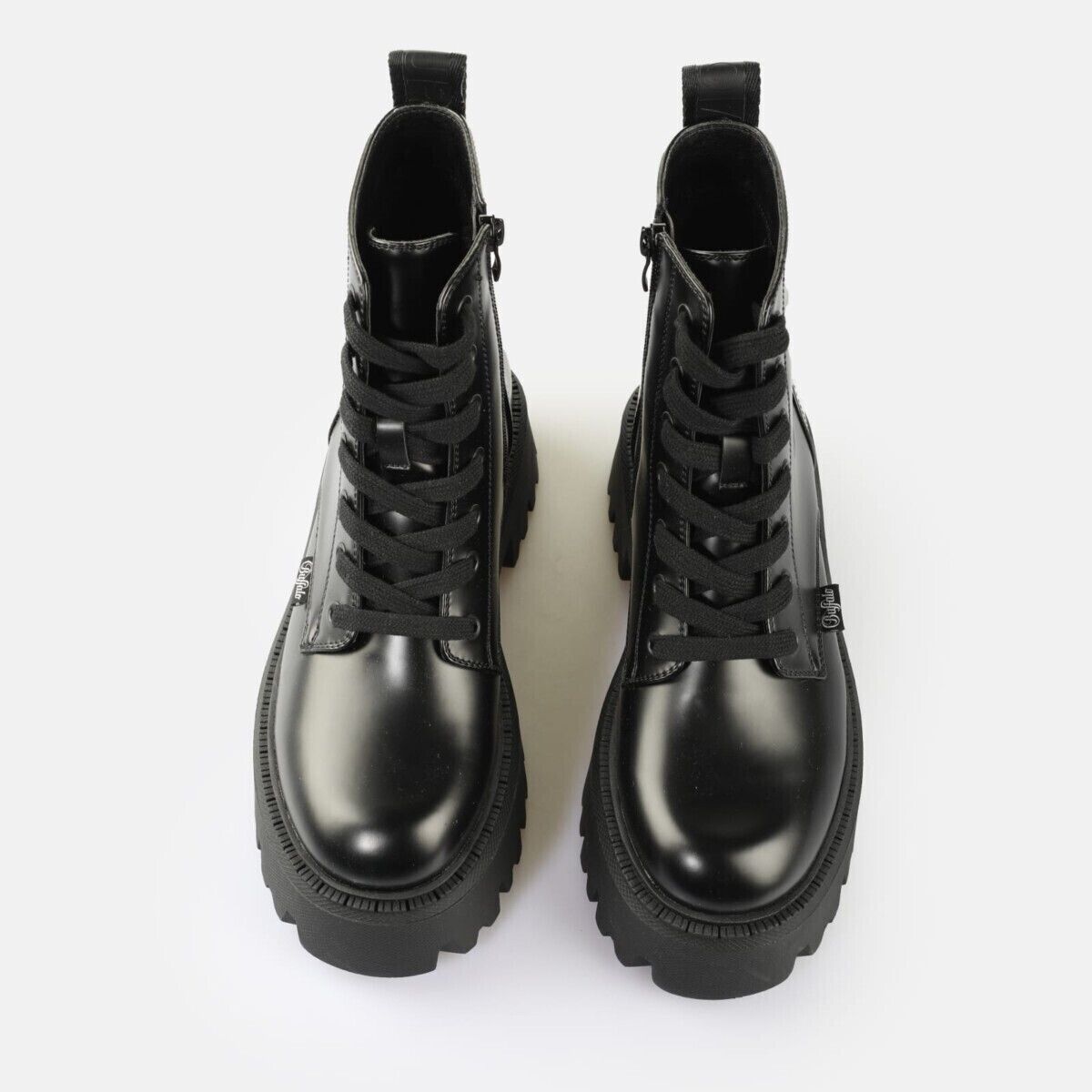 Γυναικεία Aspen Lace Up Μποτάκια Μαύρα Buffalo BUF1622588-BLACK