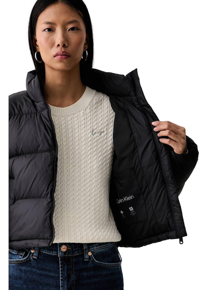 Γυναικείο Μπουφάν Μαύρο Calvin Klein LV047H503G-UB1