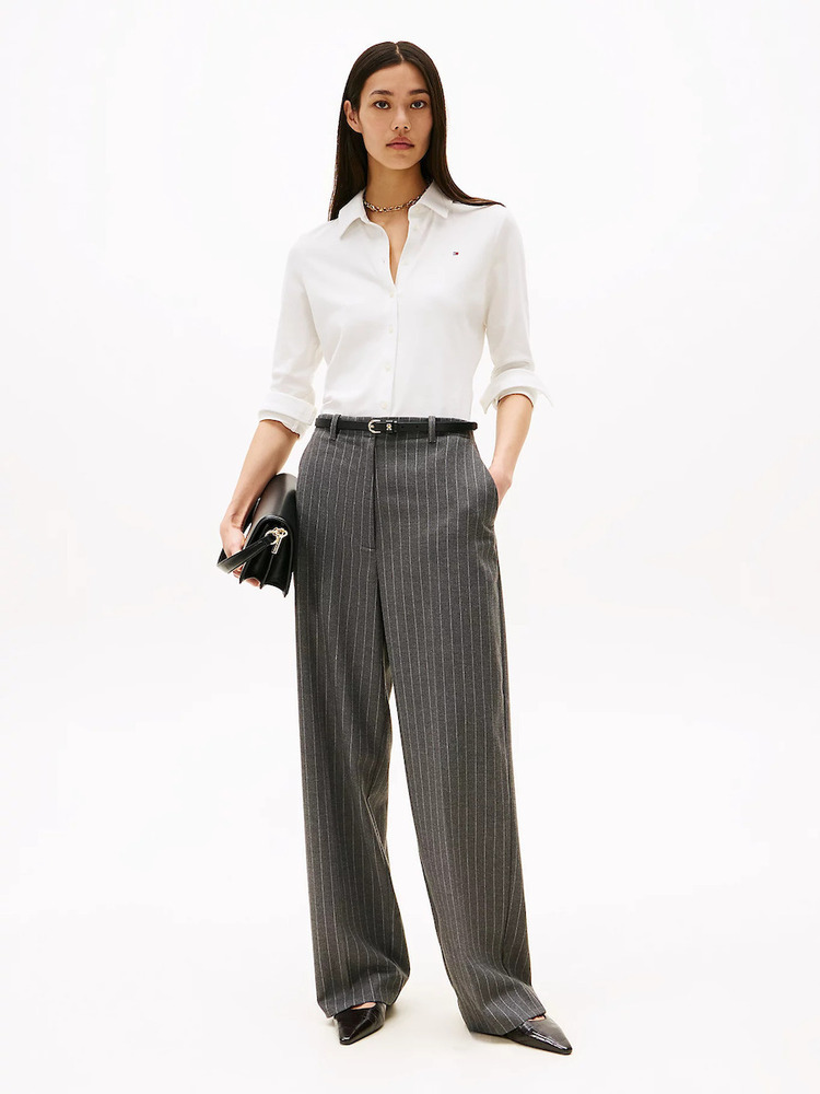 Γυναικείο 1985 Slim Πουκάμισο Λευκό Tommy Hilfiger WW0WW43528-YBL