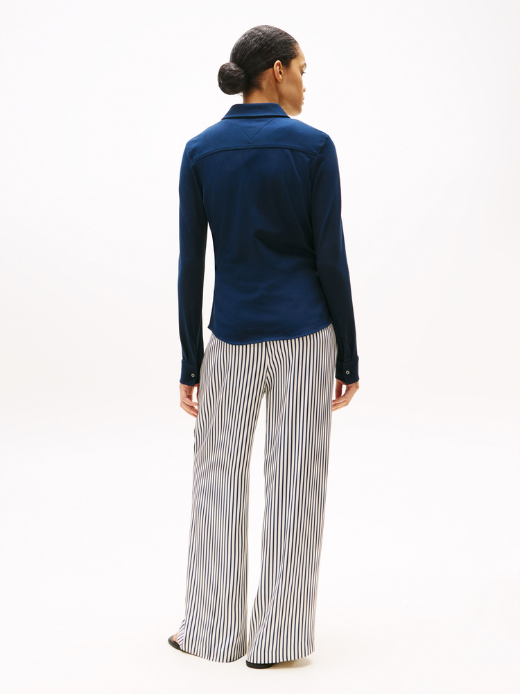 Γυναικείο 1985 Slim Πουκάμισο Navy Μπλε Tommy Hilfiger WW0WW43528-C1G